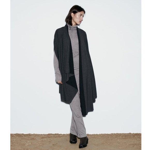Zara wool blend cape - Picture 5 of 9